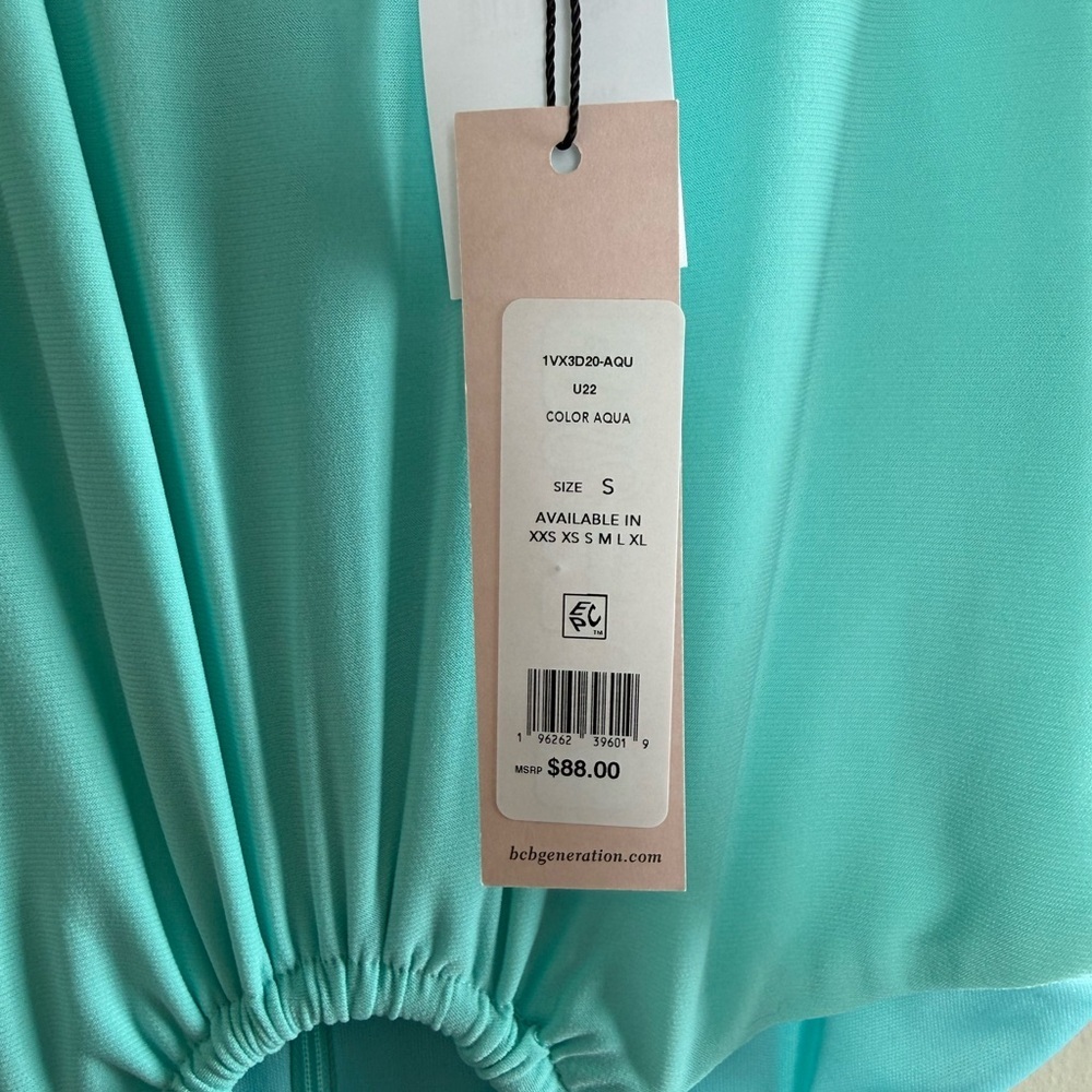 NWT BCBG baby blue cut out dress - Picture 3 of 6